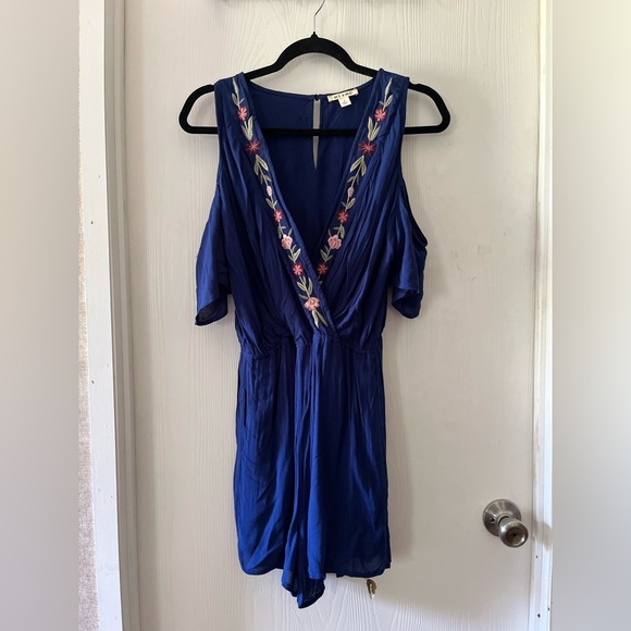 Miami Deep Blue Romper - Picture 2 of 8